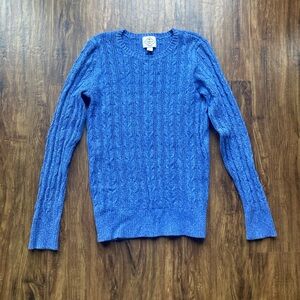 St. John's Bay Blue Cable Knit Sweater